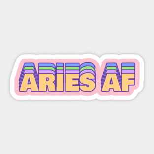 Aries AF Sticker